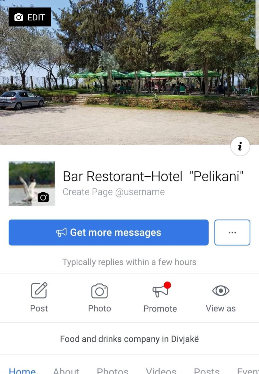 Hotel Pelikan Divjake Bagian luar foto